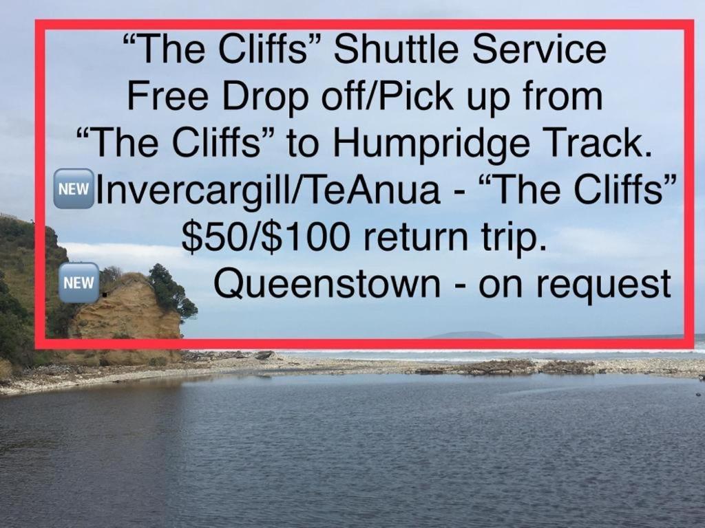 “The Cliffs” Humpridge View Motels Tuatapere Eksteriør bilde